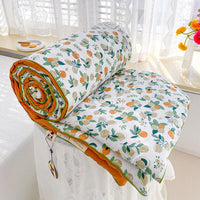 HKM-943315 Class A Double-Layer Yarn Washed Cotton Quilt - All-Season, Multiple Sizes Available