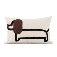 HKM-943635 Modern Minimalist Dog Pillow Cover - Cute Prints for Kids and Home, Available in Various Sizes