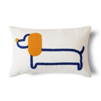 HKM-943635 Modern Minimalist Dog Pillow Cover - Cute Prints for Kids and Home, Available in Various Sizes