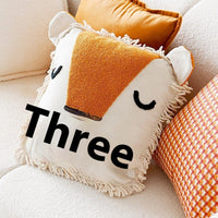 HKM-943635 Modern Minimalist Dog Pillow Cover - Cute Prints for Kids and Home, Available in Various Sizes
