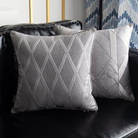 HKM-943699 Geometric Pattern Throw Pillow Cushion in Various Sizes and Designs