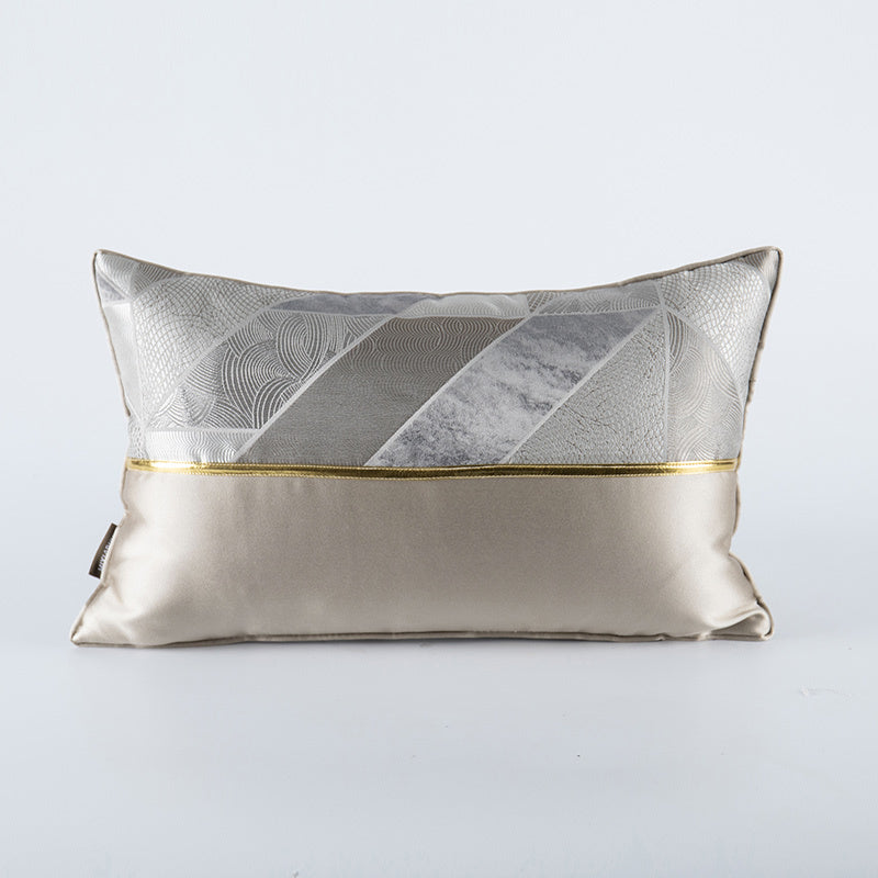 HKM-943699 Geometric Pattern Throw Pillow Cushion in Various Sizes and Designs