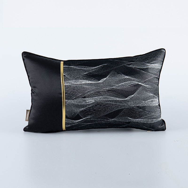 HKM-943699 Geometric Pattern Throw Pillow Cushion in Various Sizes and Designs