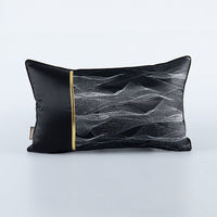 HKM-943699 Geometric Pattern Throw Pillow Cushion in Various Sizes and Designs
