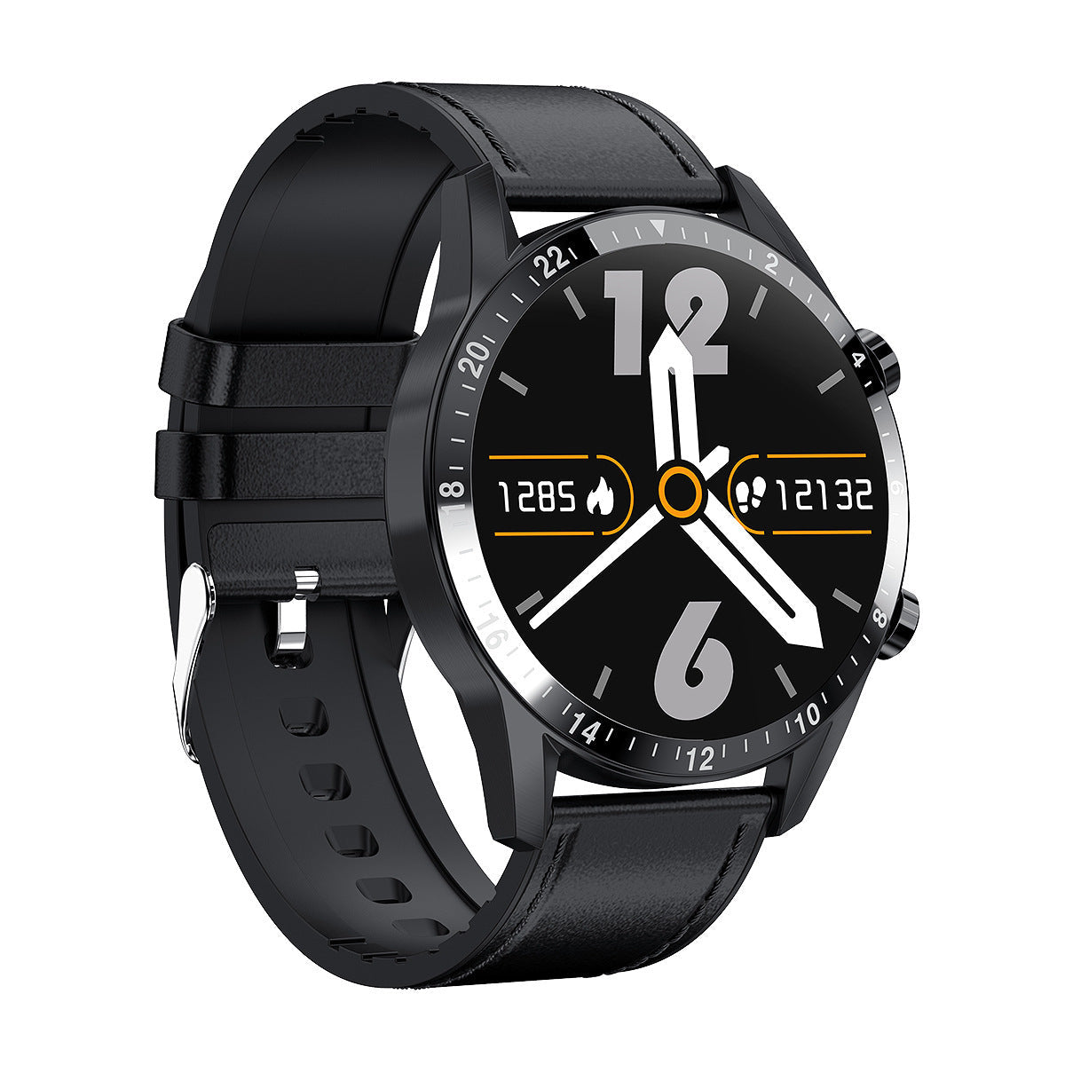 HKM-943827 1.28-Inch Smart Watch with Bluetooth Calling, Music Playback, Heart Rate Monitoring, and Pedometer Functions