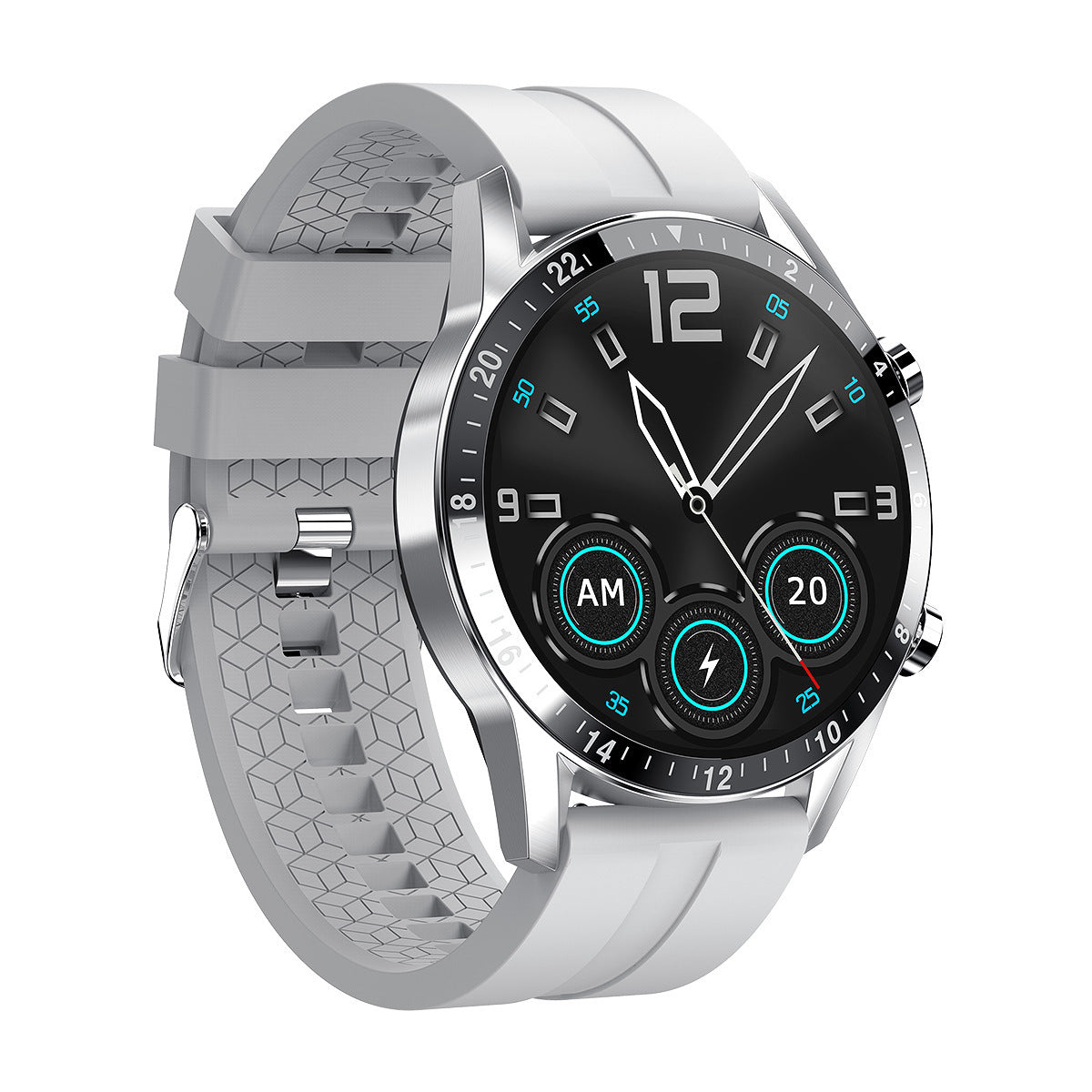 HKM-943827 1.28-Inch Smart Watch with Bluetooth Calling, Music Playback, Heart Rate Monitoring, and Pedometer Functions