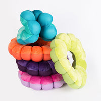 HKM-944147 Cute Donut Neck Lumbar Pillow - Pure Cotton, Foam Particle Filling, Available in Various Colors and Sizes