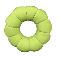 HKM-944147 Cute Donut Neck Lumbar Pillow - Pure Cotton, Foam Particle Filling, Available in Various Colors and Sizes