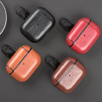 HKM-944211 Wireless Bluetooth Earphone Protector – Compatible with iPhone, Imitation Leather Back Cover, Available in Multiple Colors