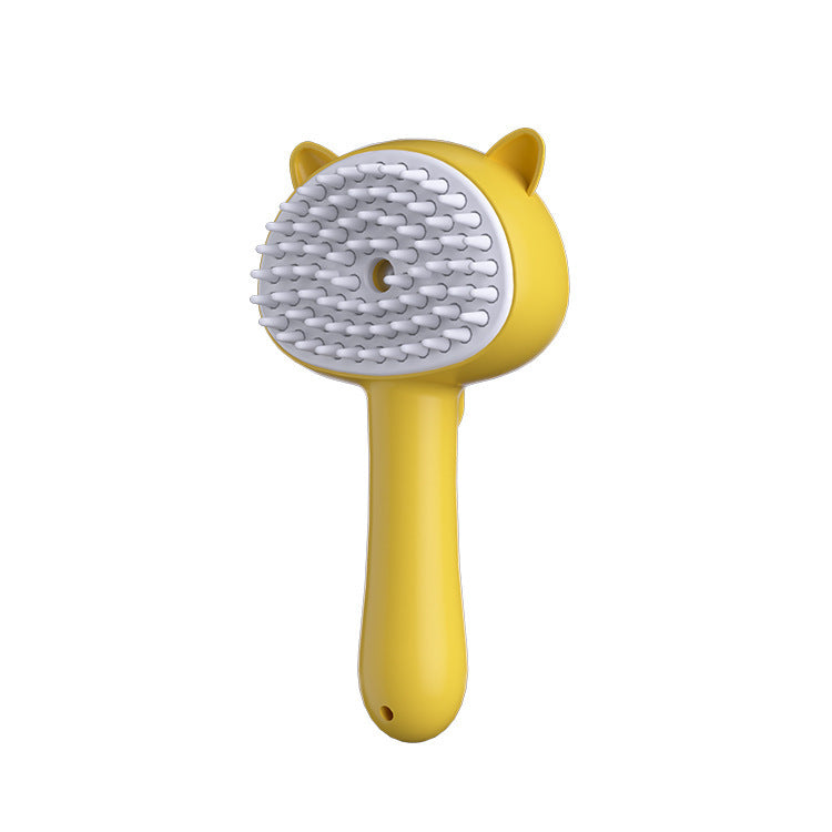 HKM-944403 Rechargeable Multifunctional Cat and Dog Grooming Brush with Mist and Self-Cleaning Features