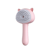 HKM-944403 Rechargeable Multifunctional Cat and Dog Grooming Brush with Mist and Self-Cleaning Features