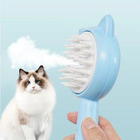 HKM-944403 Rechargeable Multifunctional Cat and Dog Grooming Brush with Mist and Self-Cleaning Features