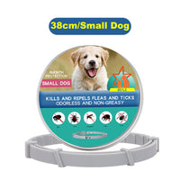 HKM-944467 Flea-Repellent Silicone Collar for Dogs and Cats - Adjustable Size and All-Season Use