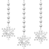 HKM-944595 Heart-Shaped Angel Wings Pendant Decoration Set - 10 Acrylic Pieces with Ribbon for Christmas Celebrations