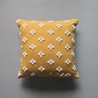 HKM-944595 Scandinavian Style 45x45cm Cushion Cover in Beige and Grey Embroidery
