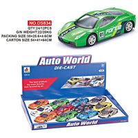 HKM-944723 Pull Back 1:43 Scale Die Cast Vehicle Model Car for Children