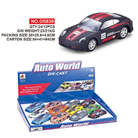 HKM-944723 Pull Back 1:43 Scale Die Cast Vehicle Model Car for Children