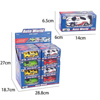 HKM-944723 Pull Back 1:43 Scale Die Cast Vehicle Model Car for Children