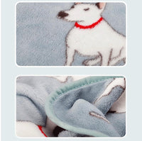 HKM-944787 Summer Cartoon Flannel Blanket - Soft Polyester Air Conditioning Nap Blanket 150x200cm