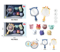 HKM-945043 Baby Bath Fishing Play Set with Colorful Animal Toys for Infants and Toddlers