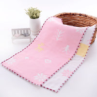 HKM-945043 Children's Cartoon Cotton Towel - Quick-Dry, Combed Yarn, Jacquard Print, Soft & Absorbent