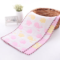 HKM-945043 Children's Cartoon Cotton Towel - Quick-Dry, Combed Yarn, Jacquard Print, Soft & Absorbent