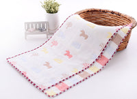 HKM-945043 Children's Cartoon Cotton Towel - Quick-Dry, Combed Yarn, Jacquard Print, Soft & Absorbent