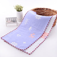 HKM-945043 Children's Cartoon Cotton Towel - Quick-Dry, Combed Yarn, Jacquard Print, Soft & Absorbent
