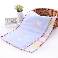 HKM-945043 Children's Cartoon Cotton Towel - Quick-Dry, Combed Yarn, Jacquard Print, Soft & Absorbent