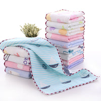 HKM-945043 Children's Cartoon Cotton Towel - Quick-Dry, Combed Yarn, Jacquard Print, Soft & Absorbent