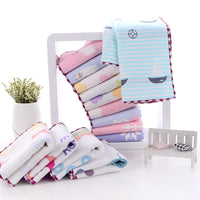 HKM-945043 Children's Cartoon Cotton Towel - Quick-Dry, Combed Yarn, Jacquard Print, Soft & Absorbent