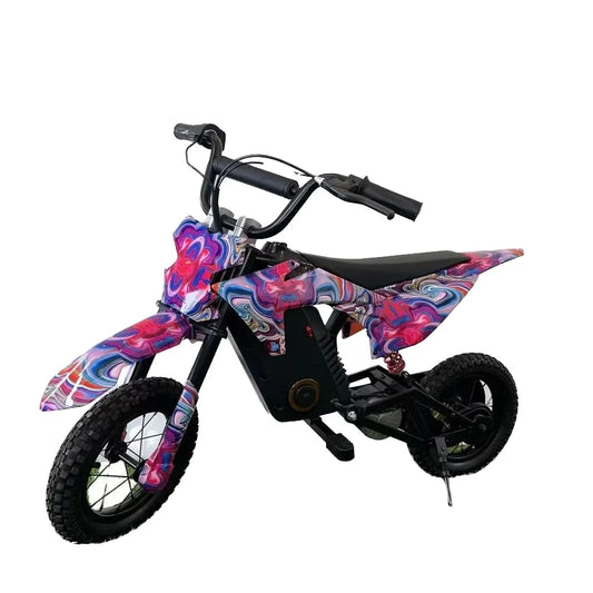 KTX-945043 Kids Electric Motorcycle 24V 350W with Pedal - Off-Road Mini Bike for Ages 8 and Up - Max Speed 23 km/h
