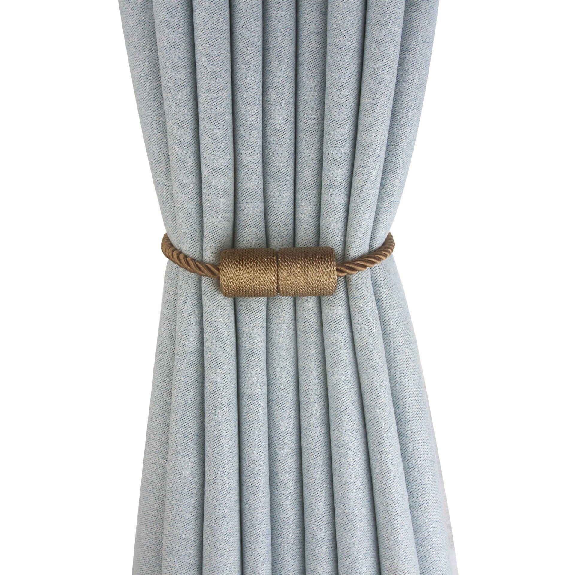 HKM-945171 Magnetic Curtain Strap Bands – Modern Installation-Free Design, Various Colors