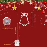 HKM-945235 USB Powered Christmas Bell Hanging Lamp for Tree Decoration