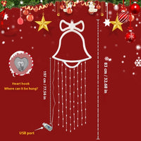 HKM-945235 USB Powered Christmas Bell Hanging Lamp for Tree Decoration
