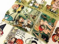 HKM-945299 Cartoon Tomato Soup Print Cotton Fabric for Children’s Clothing and DIY Projects