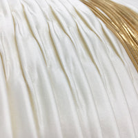 HKM-945299 Pearl White Cotton Tassel Throw Pillow - Modern Decorative Waist Cushion 30x50cm