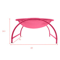 HKM-945299 Summer Mesh Cat Hammock Bed - Cozy Cloth Design in Black, Gray, White, Rose Red