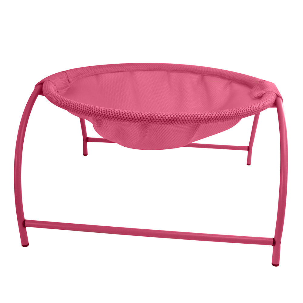 HKM-945299 Summer Mesh Cat Hammock Bed - Cozy Cloth Design in Black, Gray, White, Rose Red