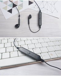 HKM-945363 Bluetooth Neckband Headphones with Stereo Sound and Call Functionality