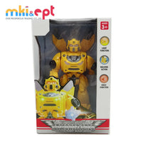 HKM-945427 Educational Light & Sound Robot Toy for Kids Aged 2-4 Years, Battery Operated Interactive Features, Fun Design