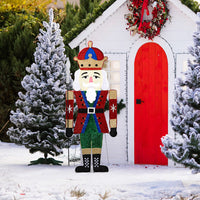 HKM-945747 Nutcracker Soldier Warm White LED Christmas Light Decoration for Indoor & Outdoor Use