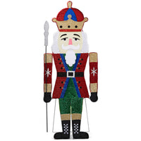 HKM-945747 Nutcracker Soldier Warm White LED Christmas Light Decoration for Indoor & Outdoor Use