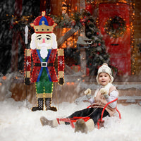 HKM-945747 Nutcracker Soldier Warm White LED Christmas Light Decoration for Indoor & Outdoor Use