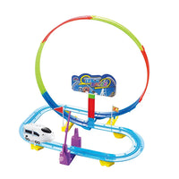 HKM-945875 Electric 360 Degree Slot Car Race Track for Kids - Educational Toddler Toy Model Train Roller Coaster