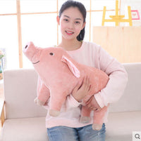 HKM-945939 Lifelike Plush Hugging Pig Toy for Kids - Soft and Cuddly Plush Doll in Multiple Sizes