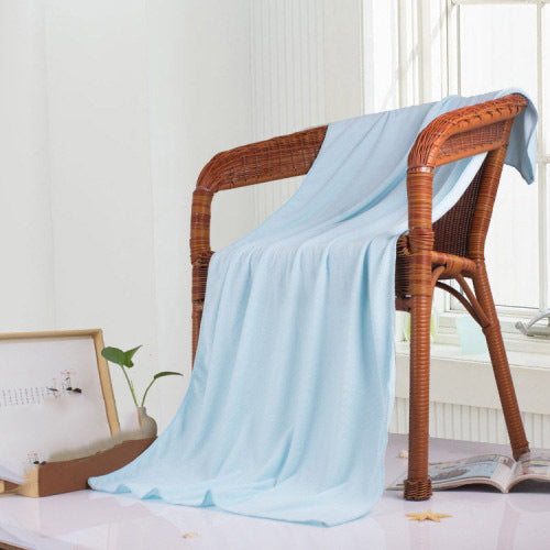 HKM-946195 Superfine Microfiber Absorbent Bath Towel - 70x140cm for Home, Car, and Screen Cleaning