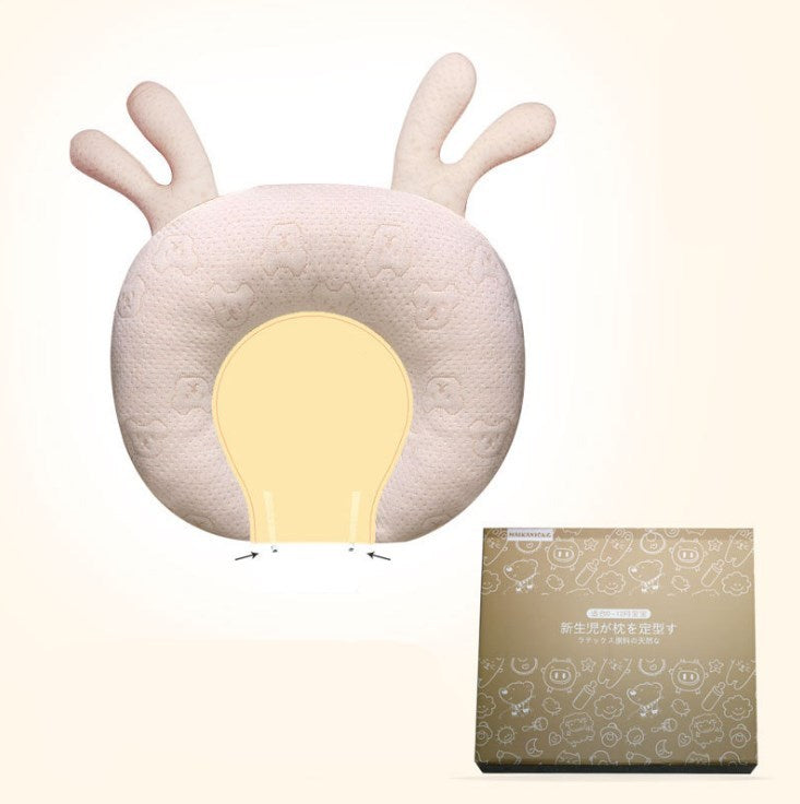HKM-946451 Anti-Header Latex Baby Styling Pillow in Color Cotton for Infants