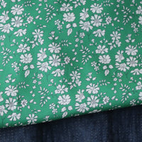 HKM-946451 Capel Long Velvet Cotton Fabric in Grass Green - 0.5m, 100% Pure Cotton, 145cm Width