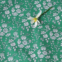 HKM-946451 Capel Long Velvet Cotton Fabric in Grass Green - 0.5m, 100% Pure Cotton, 145cm Width